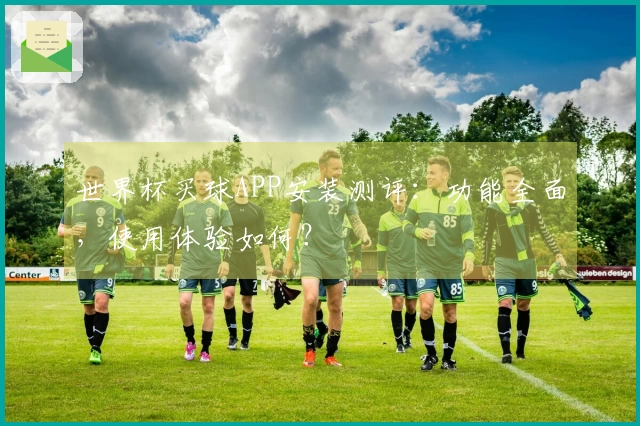 世界杯买球APP安装测评：功能全面，使用体验如何？