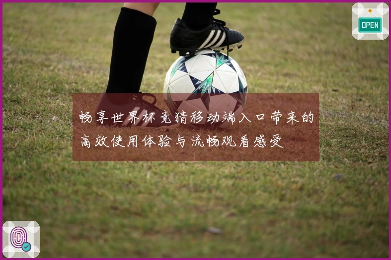 畅享世界杯竞猜移动端入口带来的高效使用体验与流畅观看感受